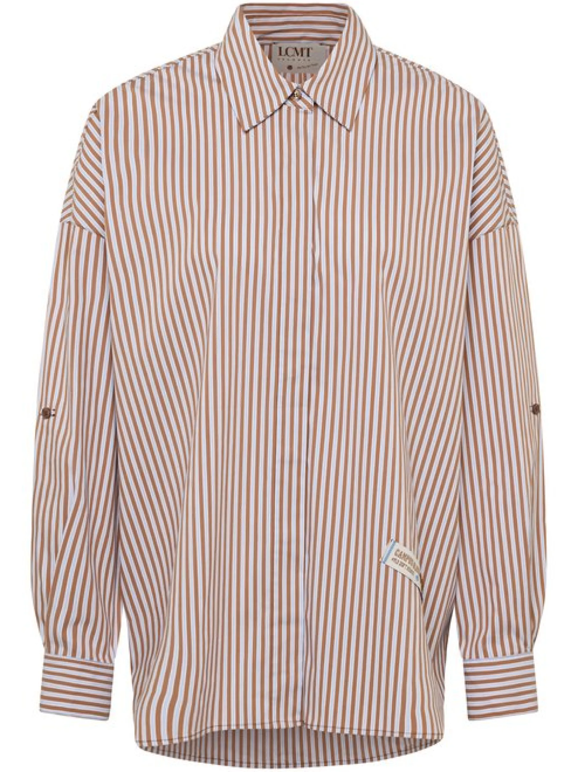 LCMT Damen Bluse in braun mehrfarbig