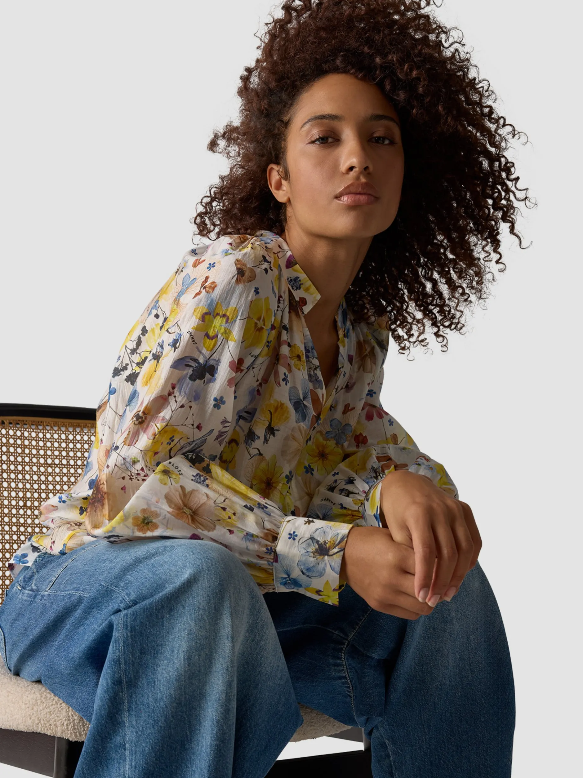 LCMT Damen Bluse in mehrfarbig