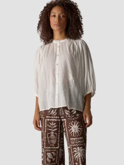 LCMT Damen Bluse in weiß