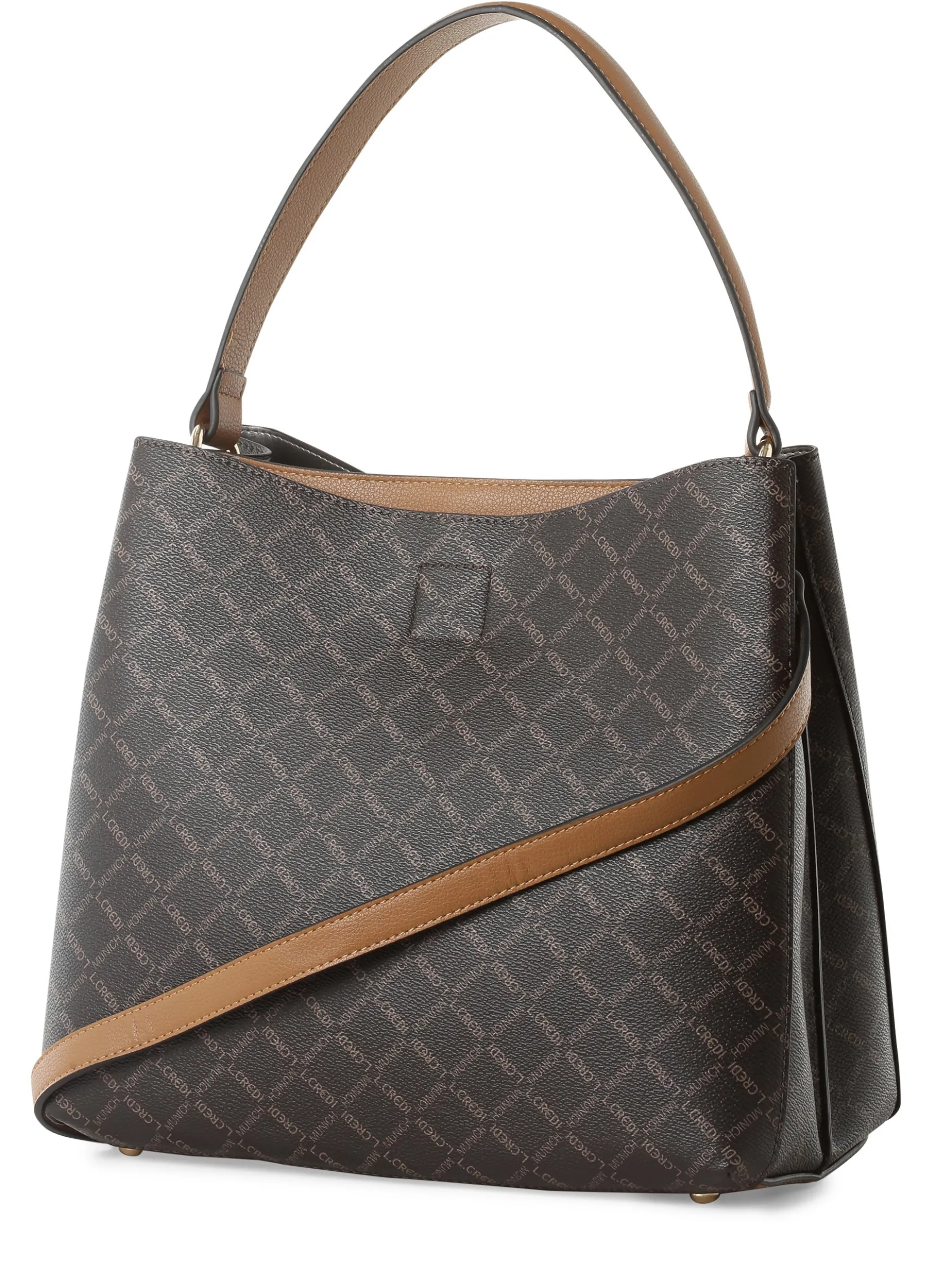 L.Credi Damen Handtasche - Filiberta in schoko cognac