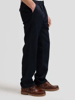 Lee Herren Chinohose - Pleated in rinsed