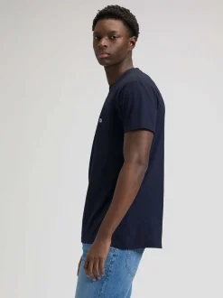 Lee Herren T-Shirt in marine - Ausschnitt: Rundhals