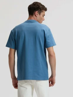 Lee Herren T-Shirt - Workwear Soul in blau