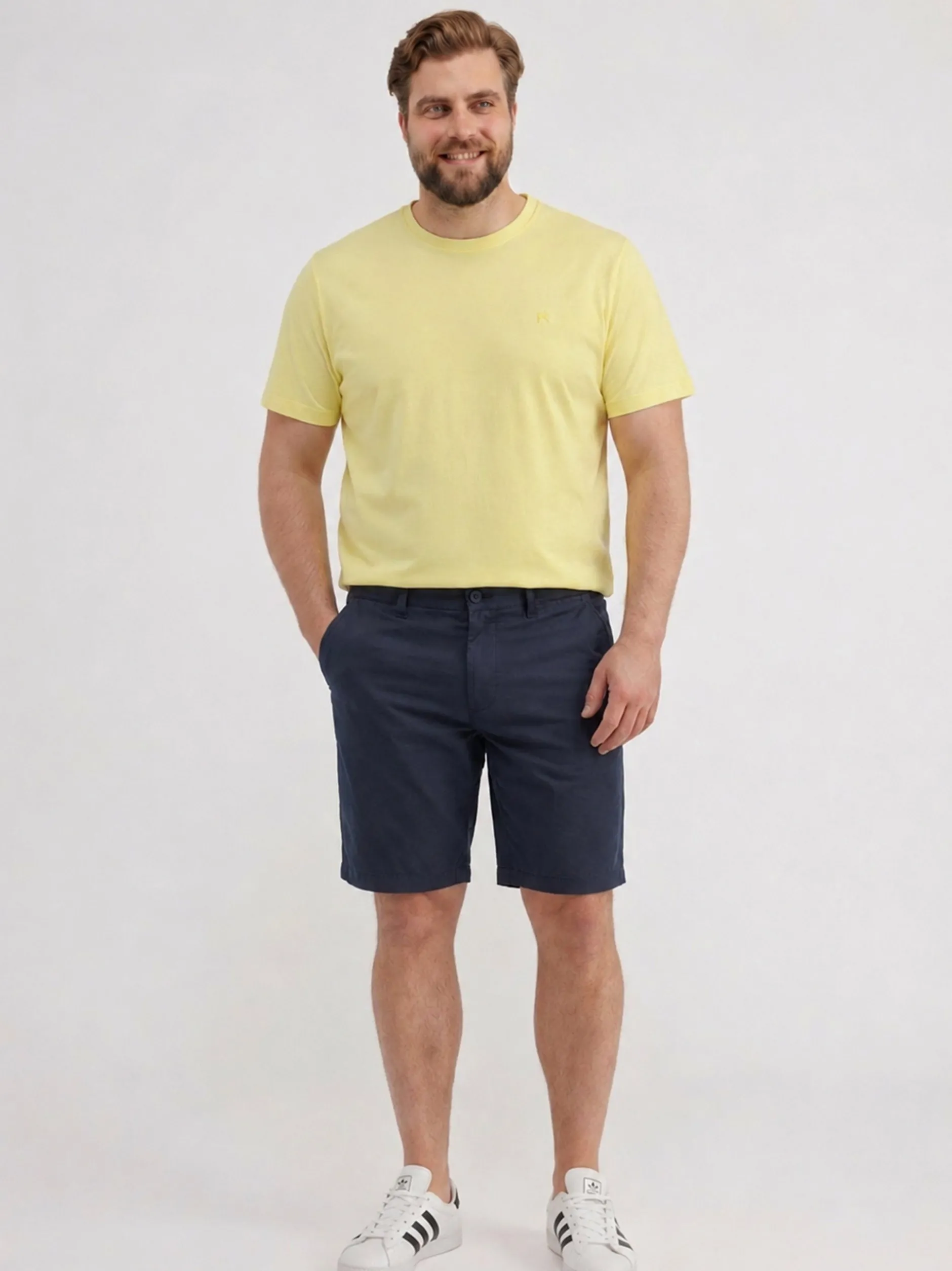 LERROS Herren Chinoshorts in blau
