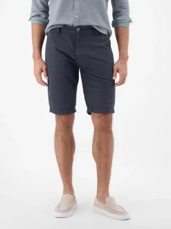 LERROS Herren Chinoshorts in blau
