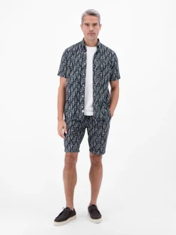 LERROS Herren Chinoshorts in blau