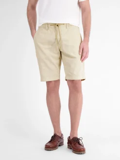 LERROS Herren Chinoshorts in weiß