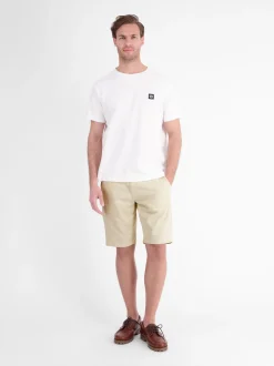 LERROS Herren Chinoshorts in weiß