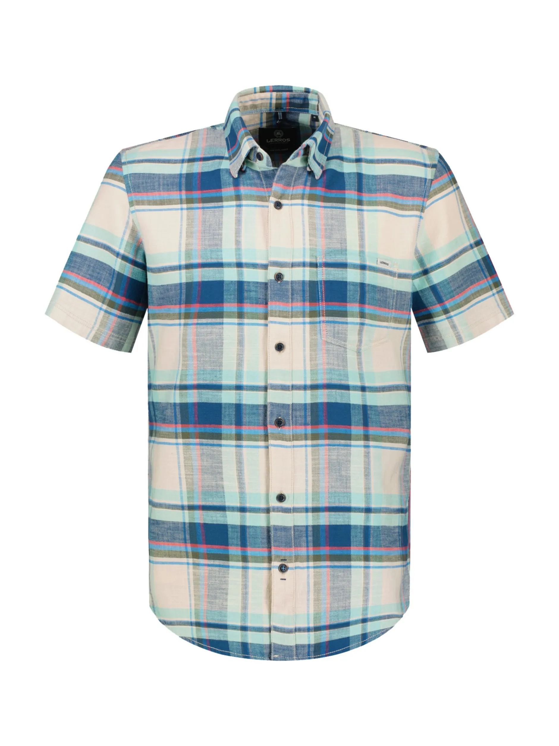 LERROS Herren Kurzarmhemd in mint