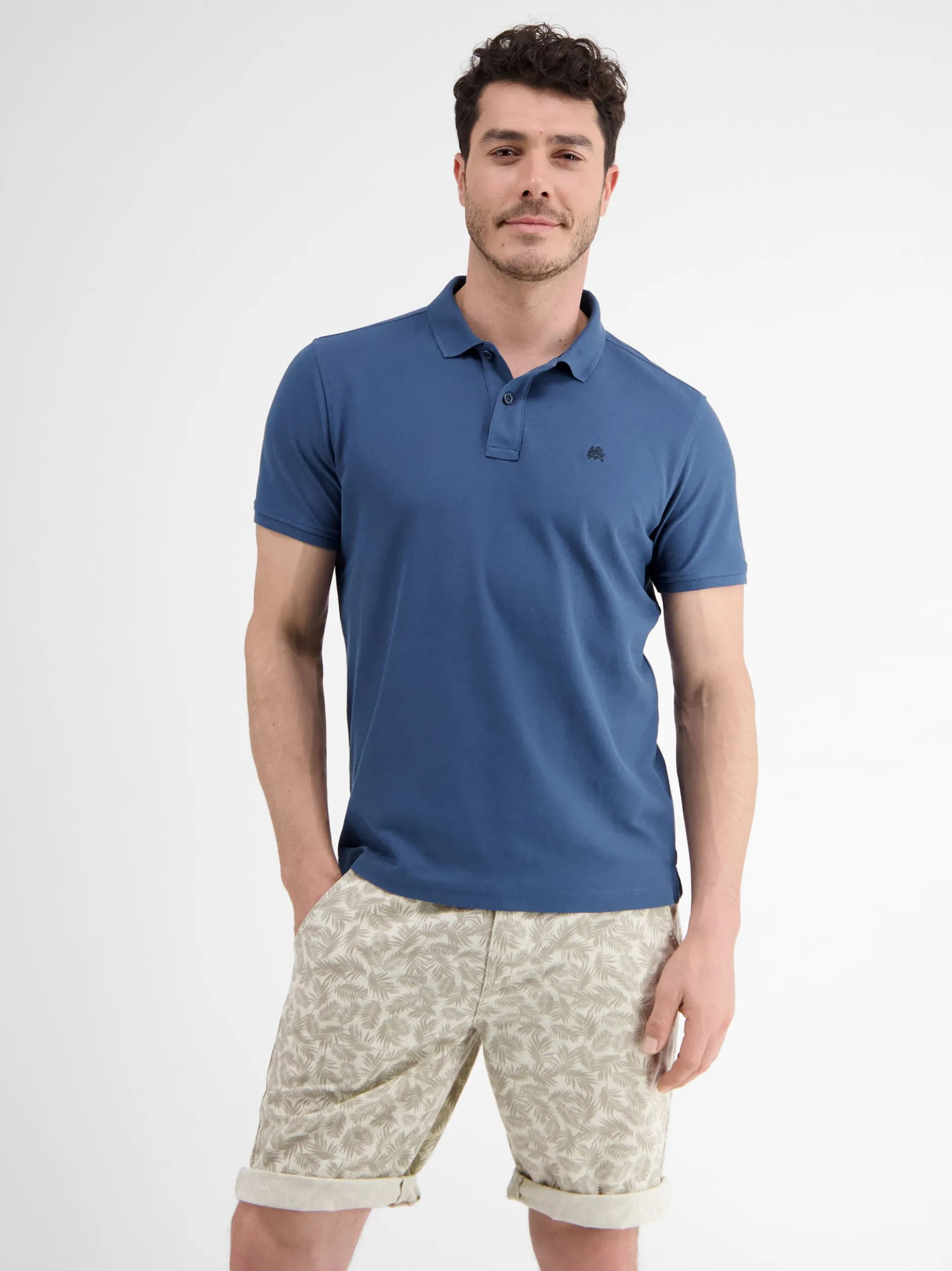 LERROS Herren Poloshirt in blau