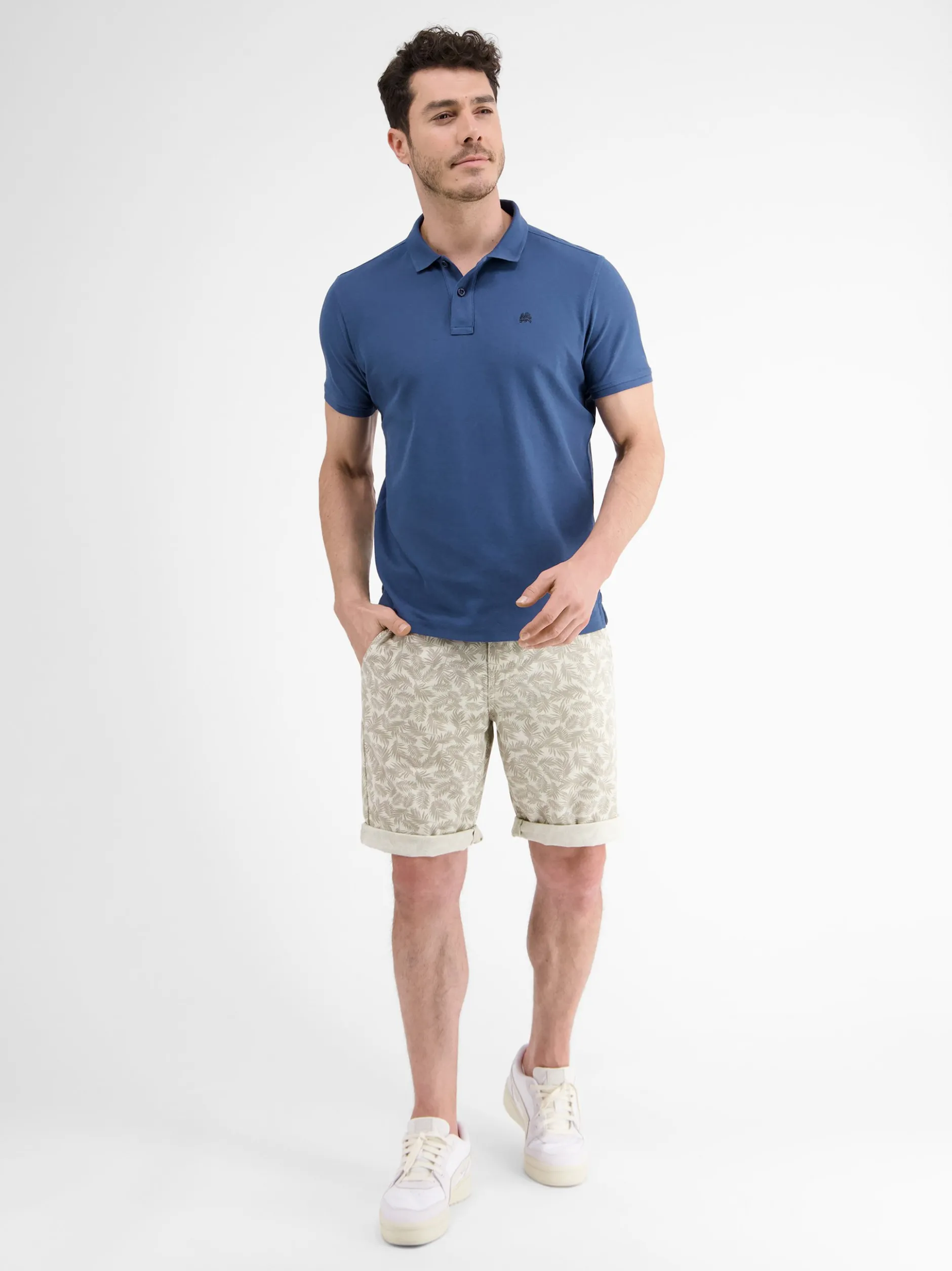 LERROS Herren Poloshirt in blau