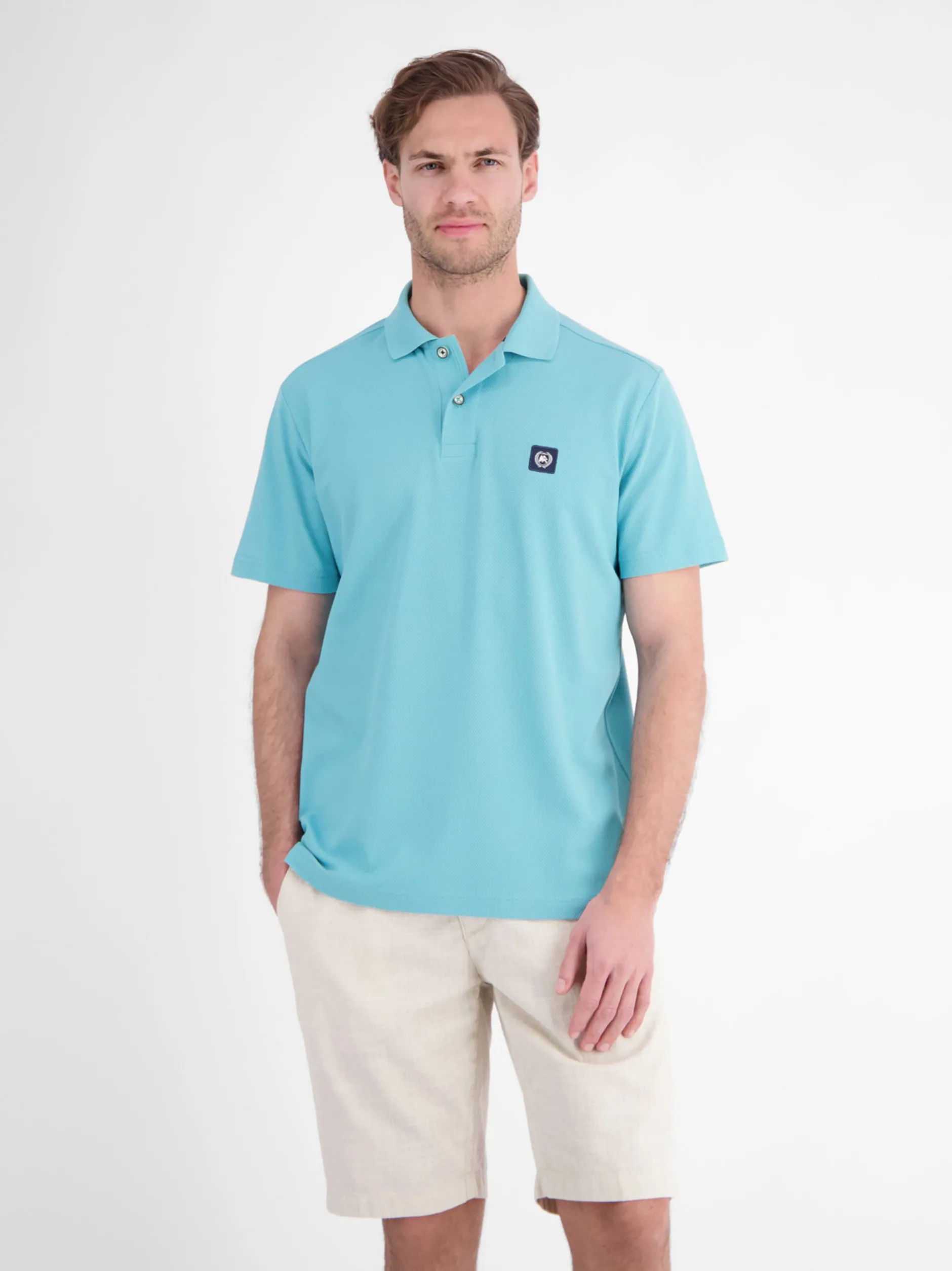 LERROS Herren Poloshirt in blau