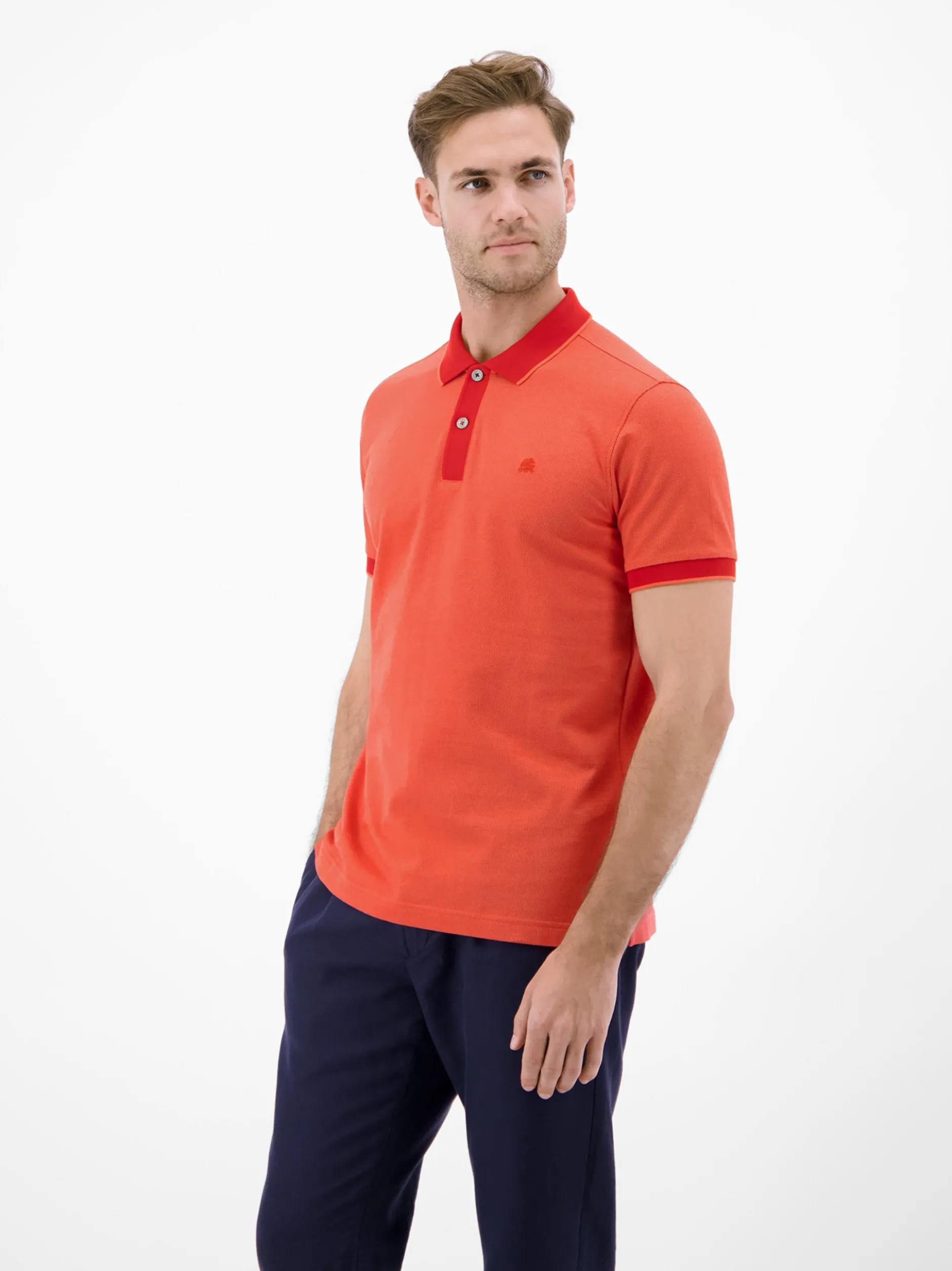 LERROS Herren Poloshirt in orange
