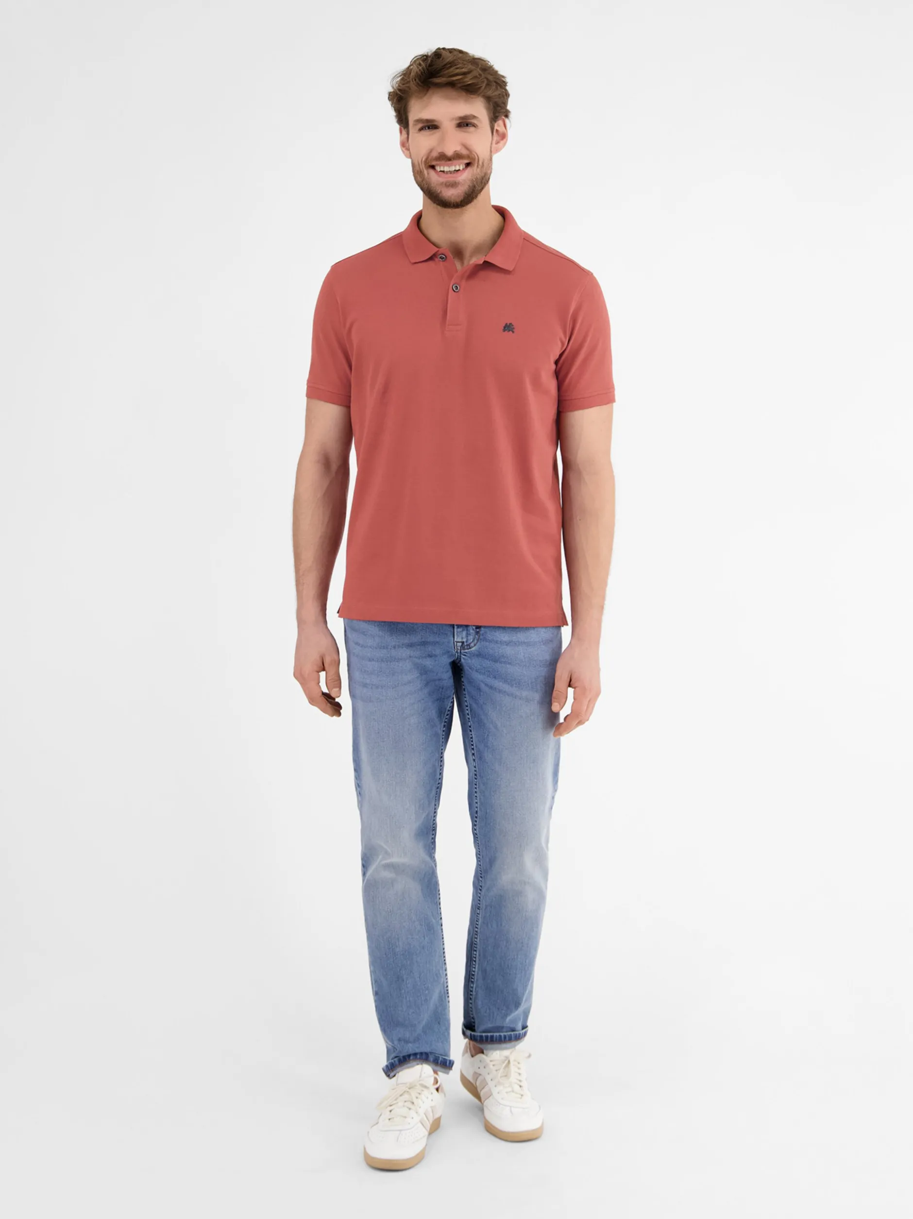 LERROS Herren Poloshirt in rot
