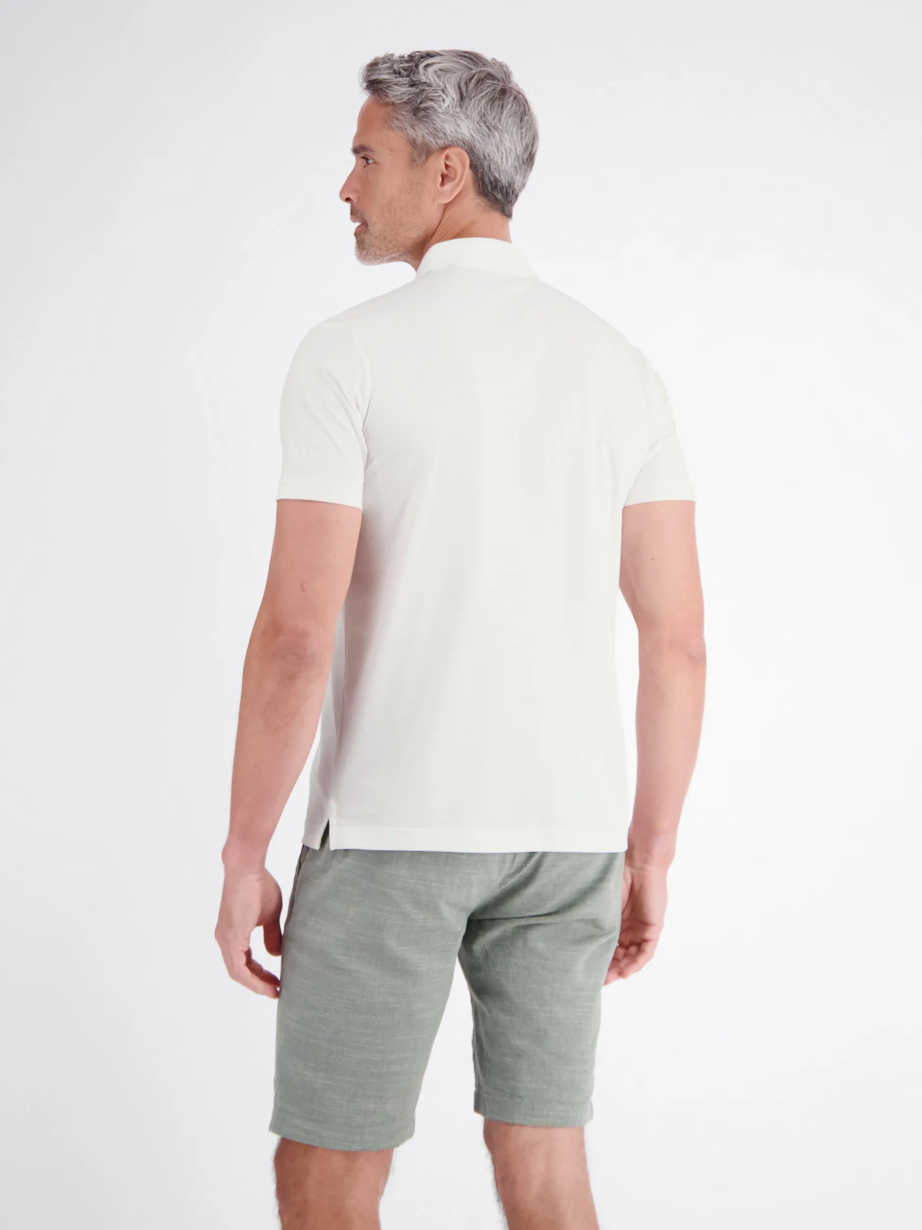 LERROS Herren Poloshirt in weiß