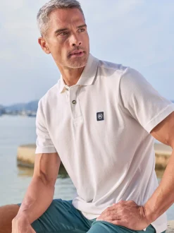 LERROS Herren Poloshirt in weiß