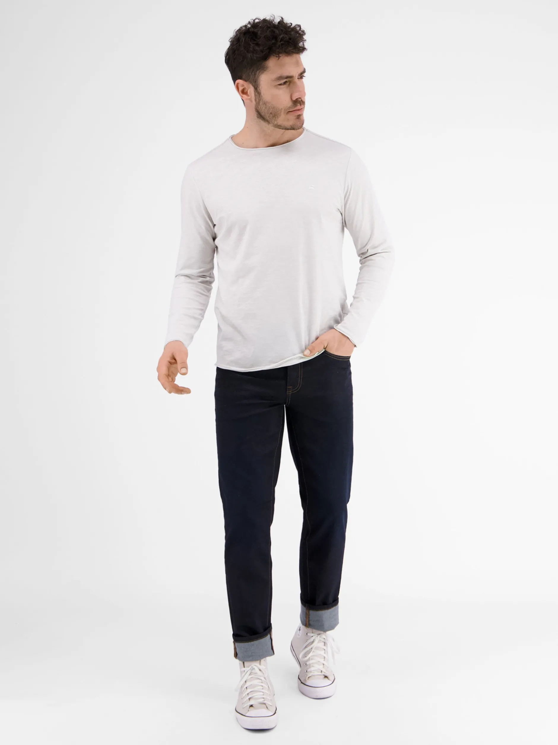 LERROS Herren Slim-fit-Jeans in blau