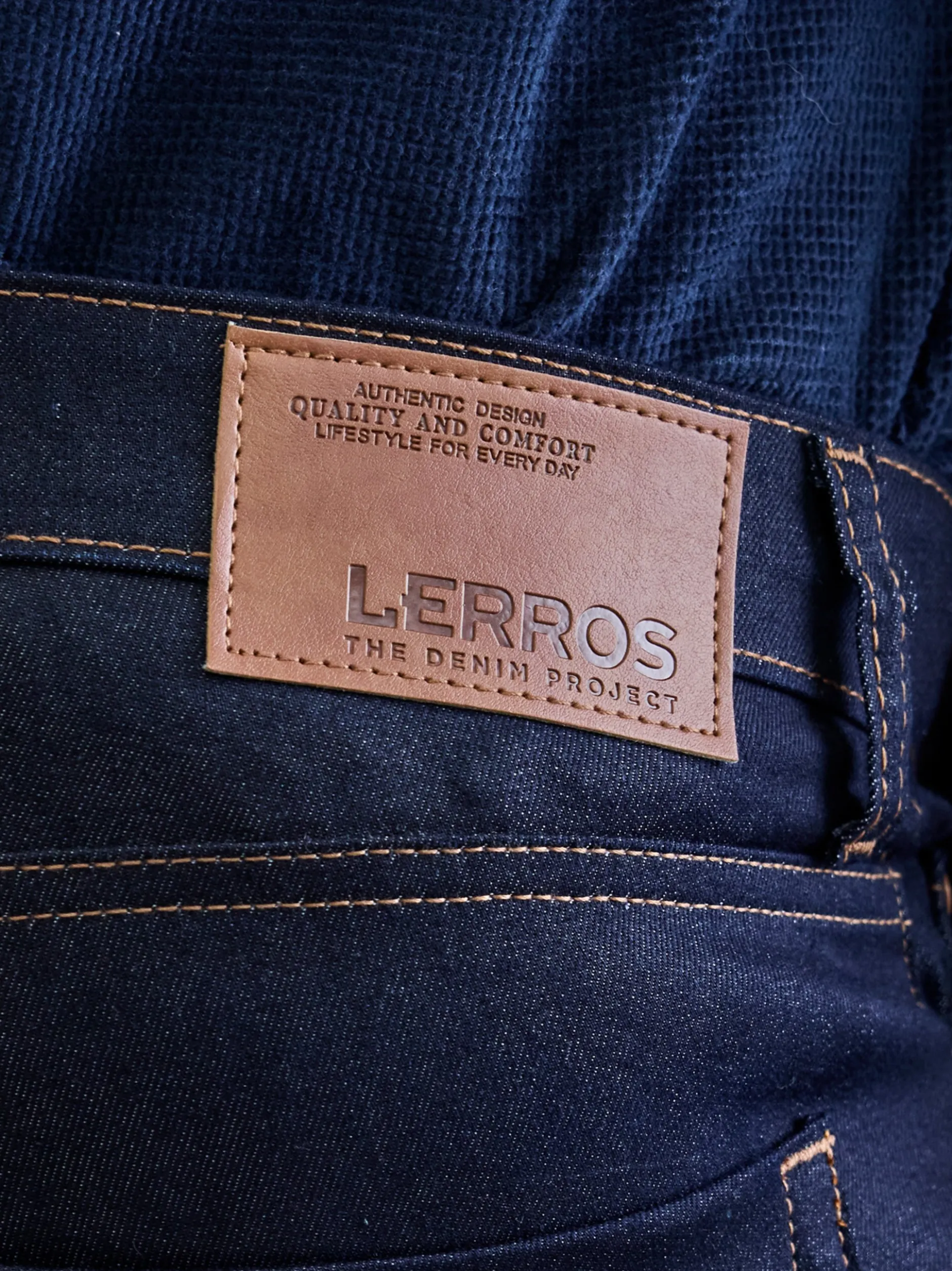 LERROS Herren Slim-fit-Jeans in blau