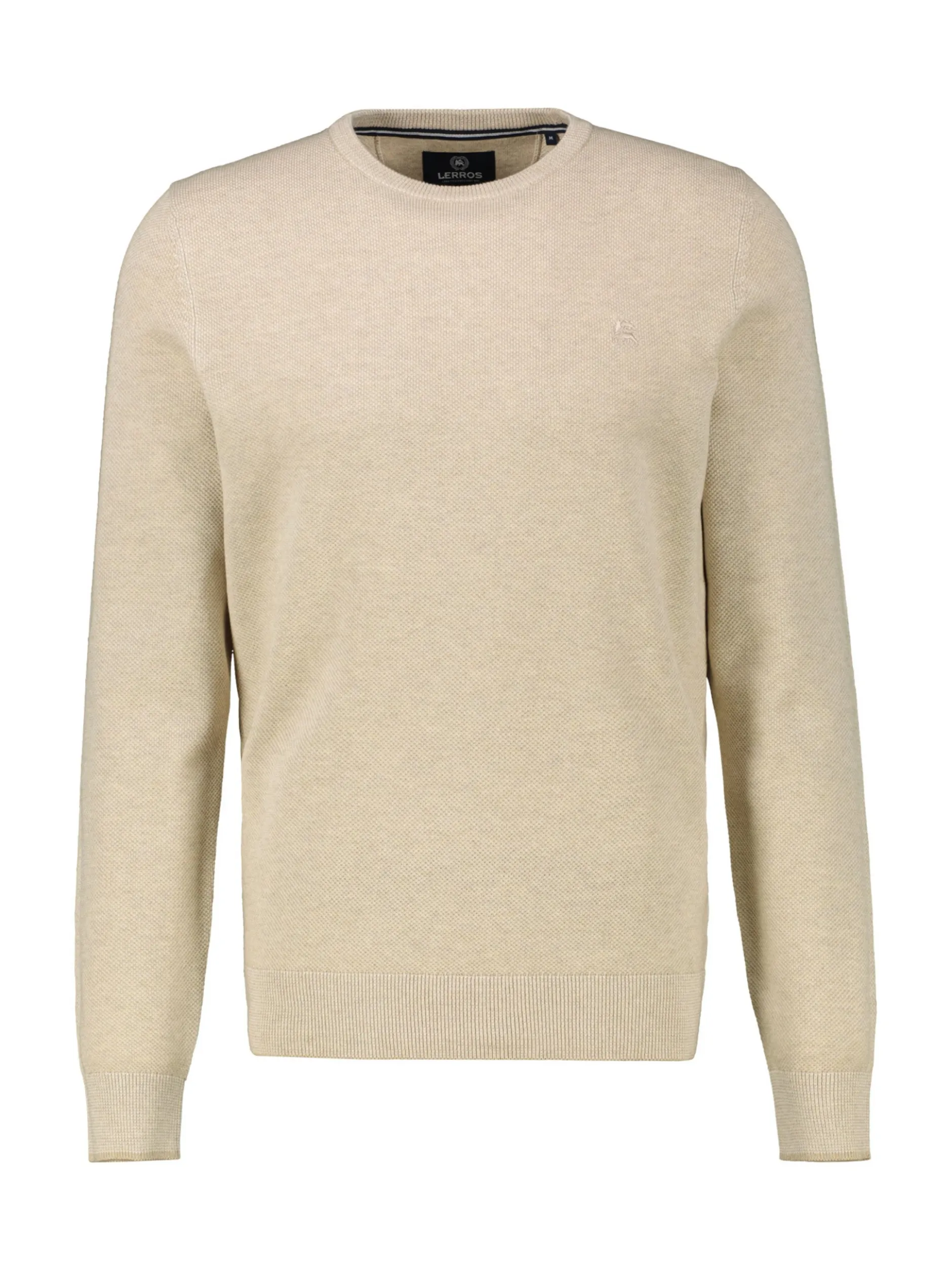 LERROS Herren Strickpullover in beige