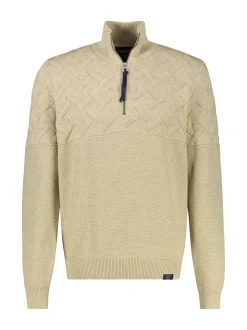 LERROS Herren Strickpullover in beige