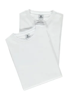 LERROS Herren T-Shirt Doppelpack in weiß