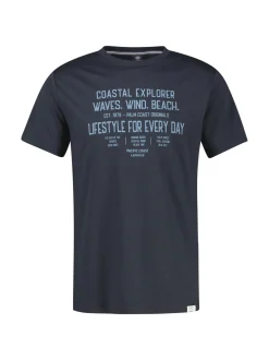 LERROS Herren T-Shirt in blau