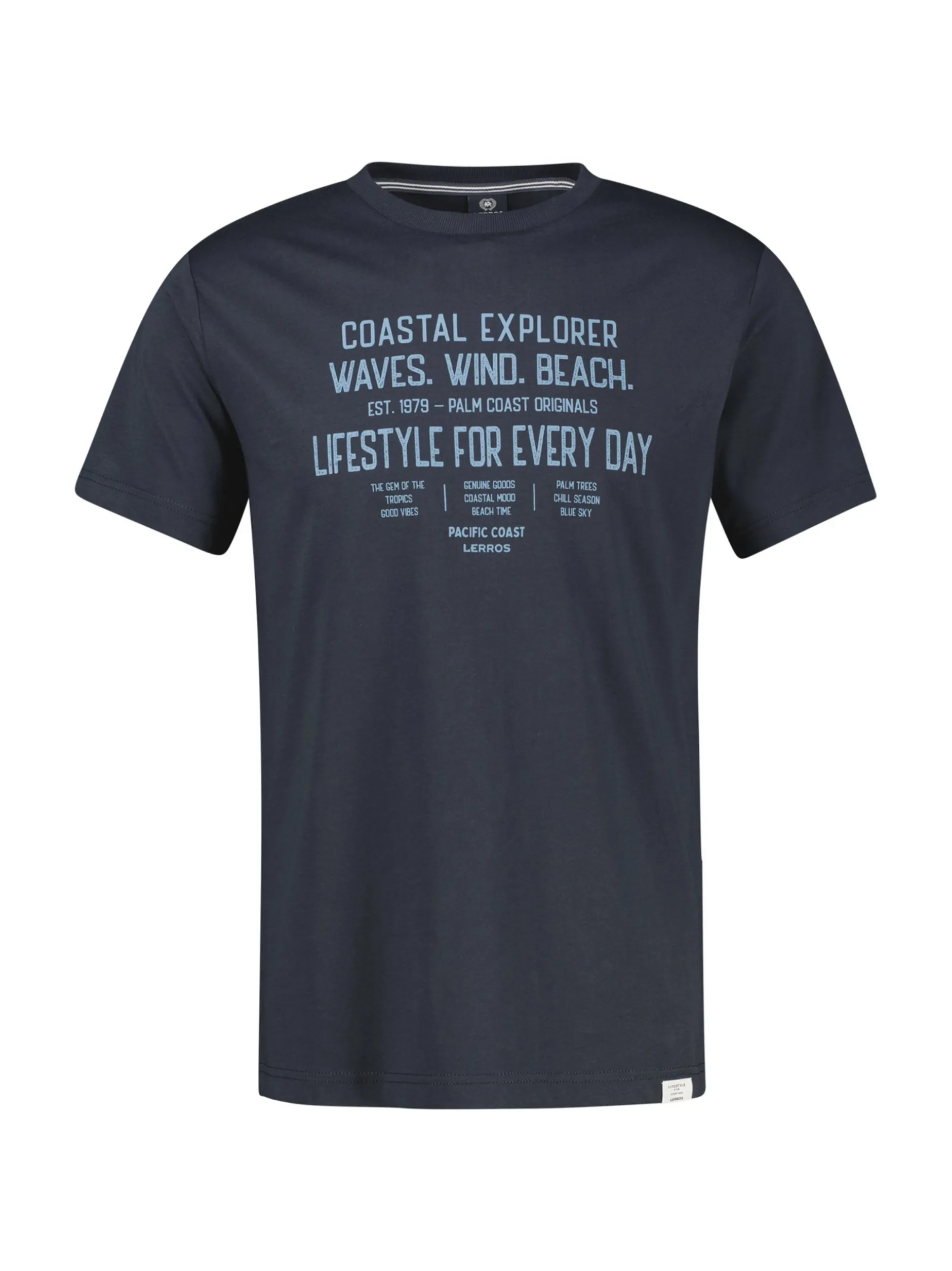 LERROS Herren T-Shirt in blau