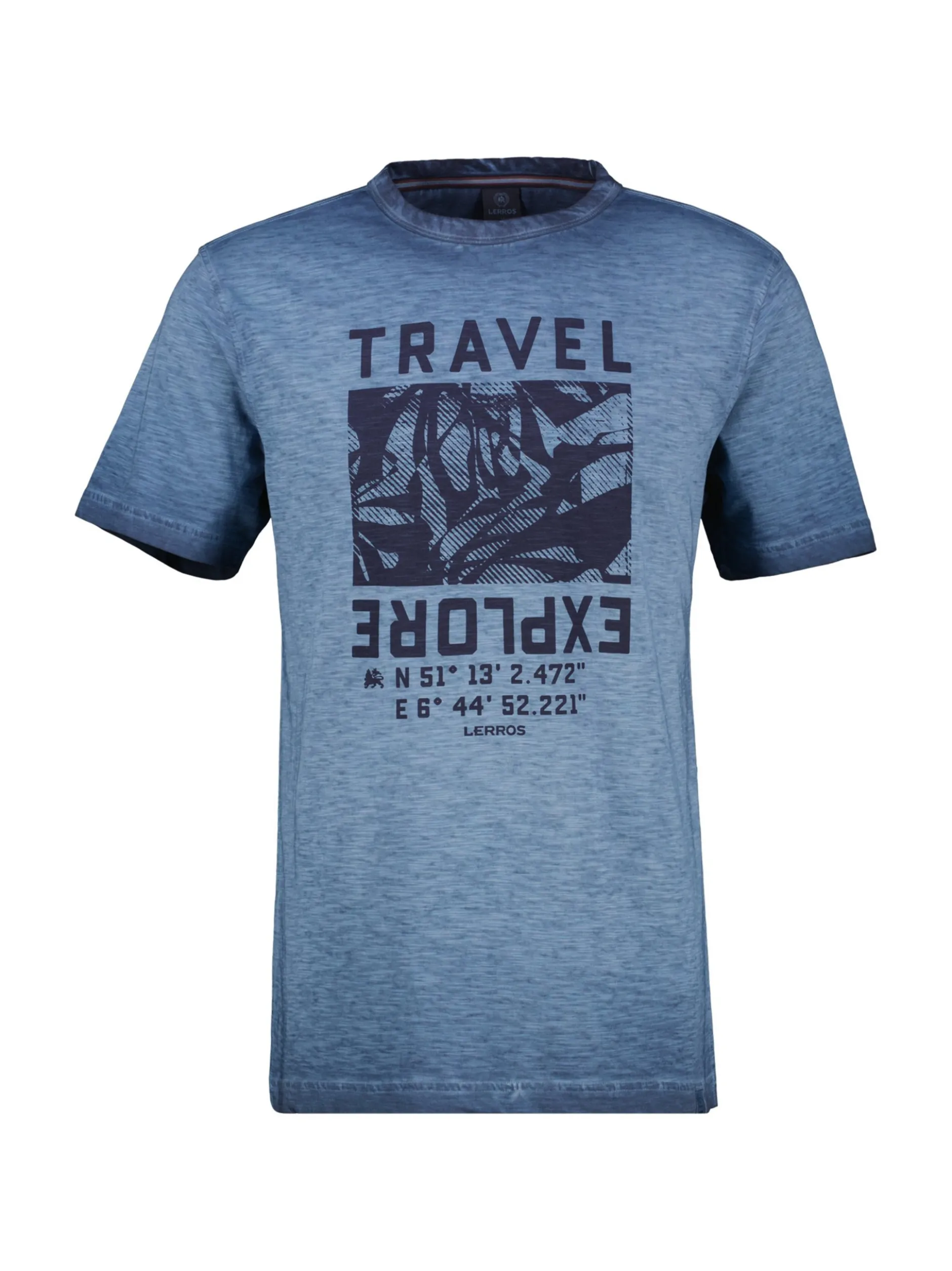 LERROS Herren T-Shirt in blau