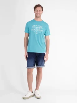 LERROS Herren T-Shirt in blau