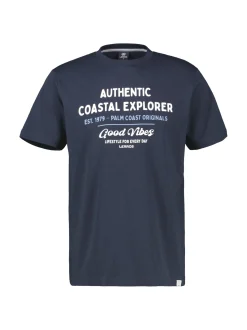 LERROS Herren T-Shirt in blau