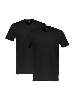 LERROS Herren T-Shirt in schwarz