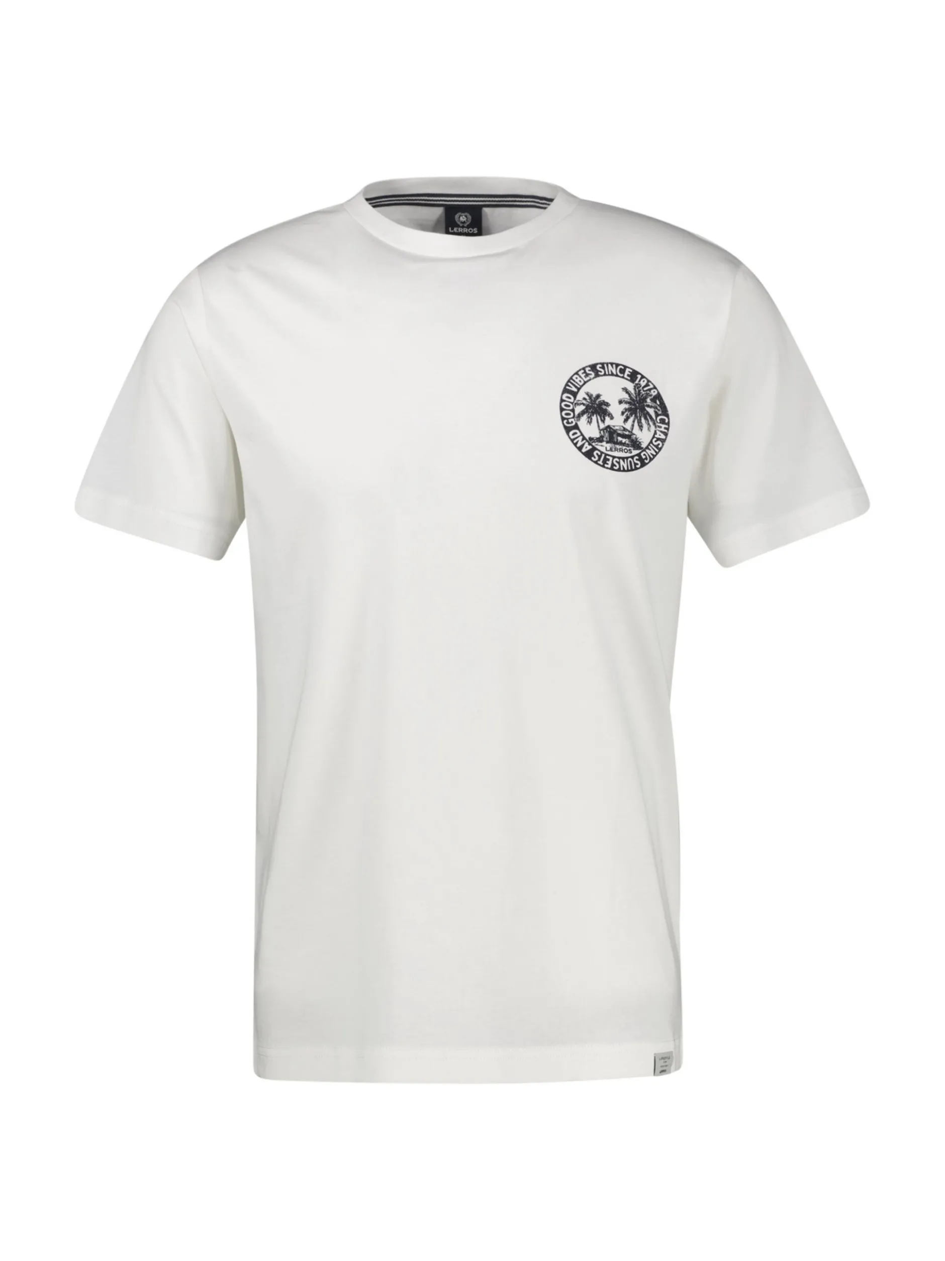 LERROS Herren T-Shirt in weiß