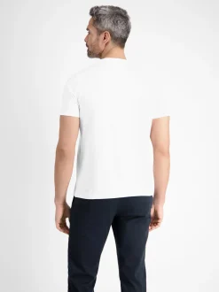 LERROS Herren T-Shirt in weiß