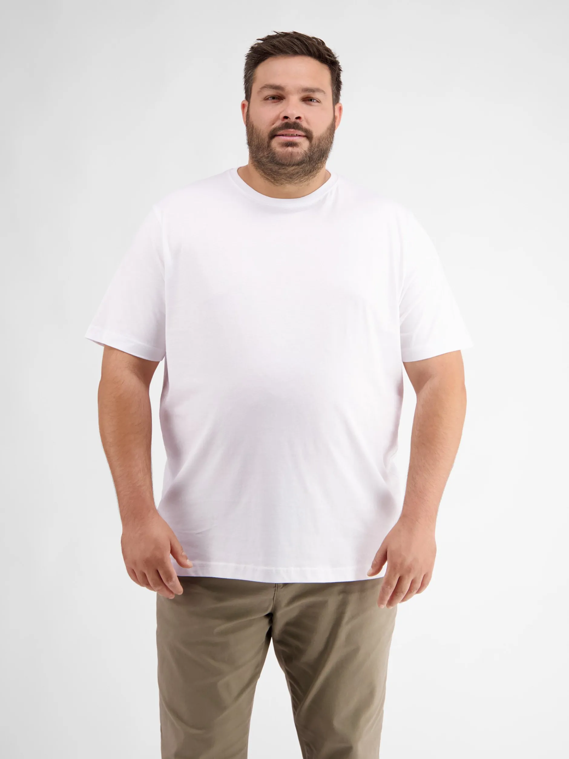 LERROS Herren T-Shirt in weiß