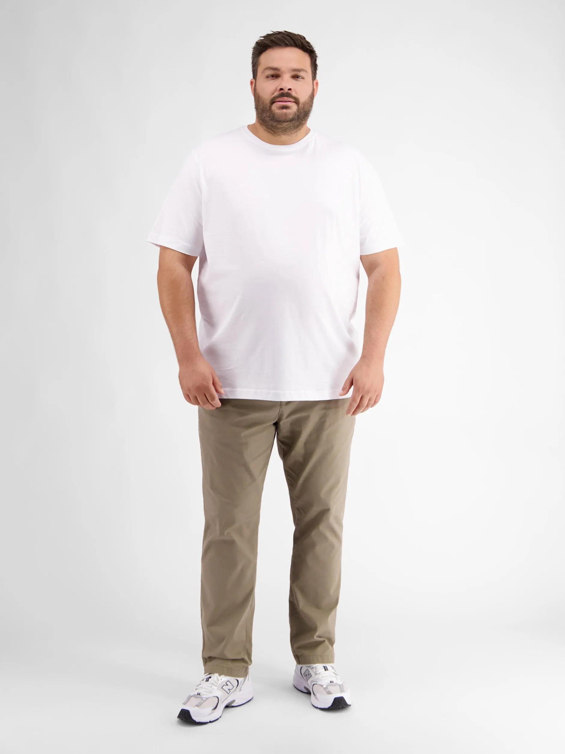 LERROS Herren T-Shirt in weiß