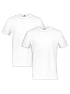 LERROS Herren T-Shirt in weiß