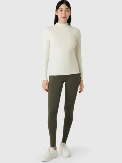 Les Lunes Damen Langarmshirt in weiß - Ärmel: langarm