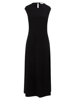 Les Lunes Damen Maxikleid in schwarz - Länge: lang