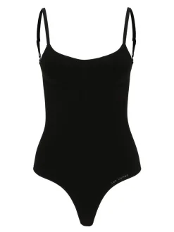 Les Lunes Damen Ärmelloser Body in schwarz