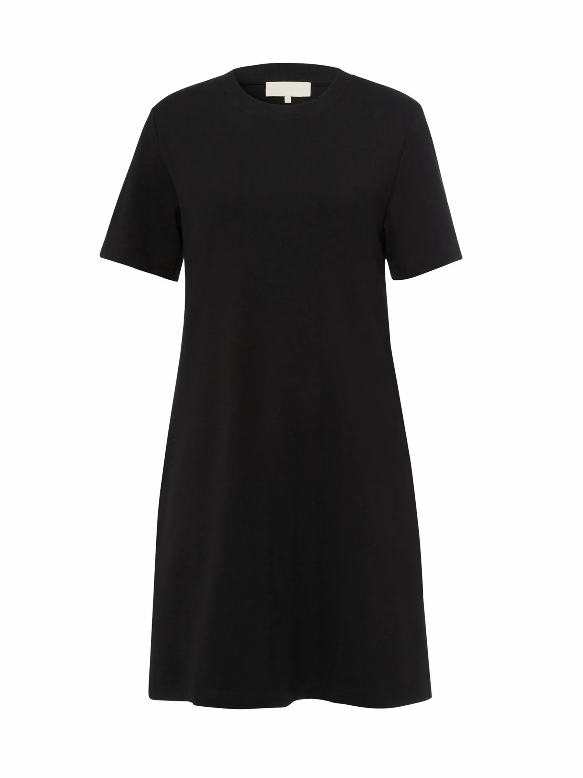 Les Lunes Damen Shirtkleid in schwarz - Länge: kurz