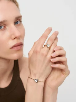 Liebeskind Berlin Damen Armband - Glass Heart in gold