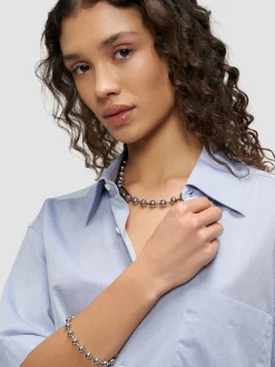 Liebeskind Berlin Damen Armband - Steel Ball in silber