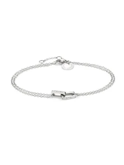 Liebeskind Berlin Damen Armband - The Festive Mini Link Sparkle in silber