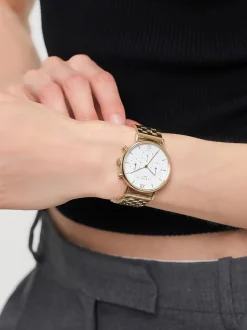 Liebeskind Berlin Damen Armbanduhr - Small Modern Chronograph in gold