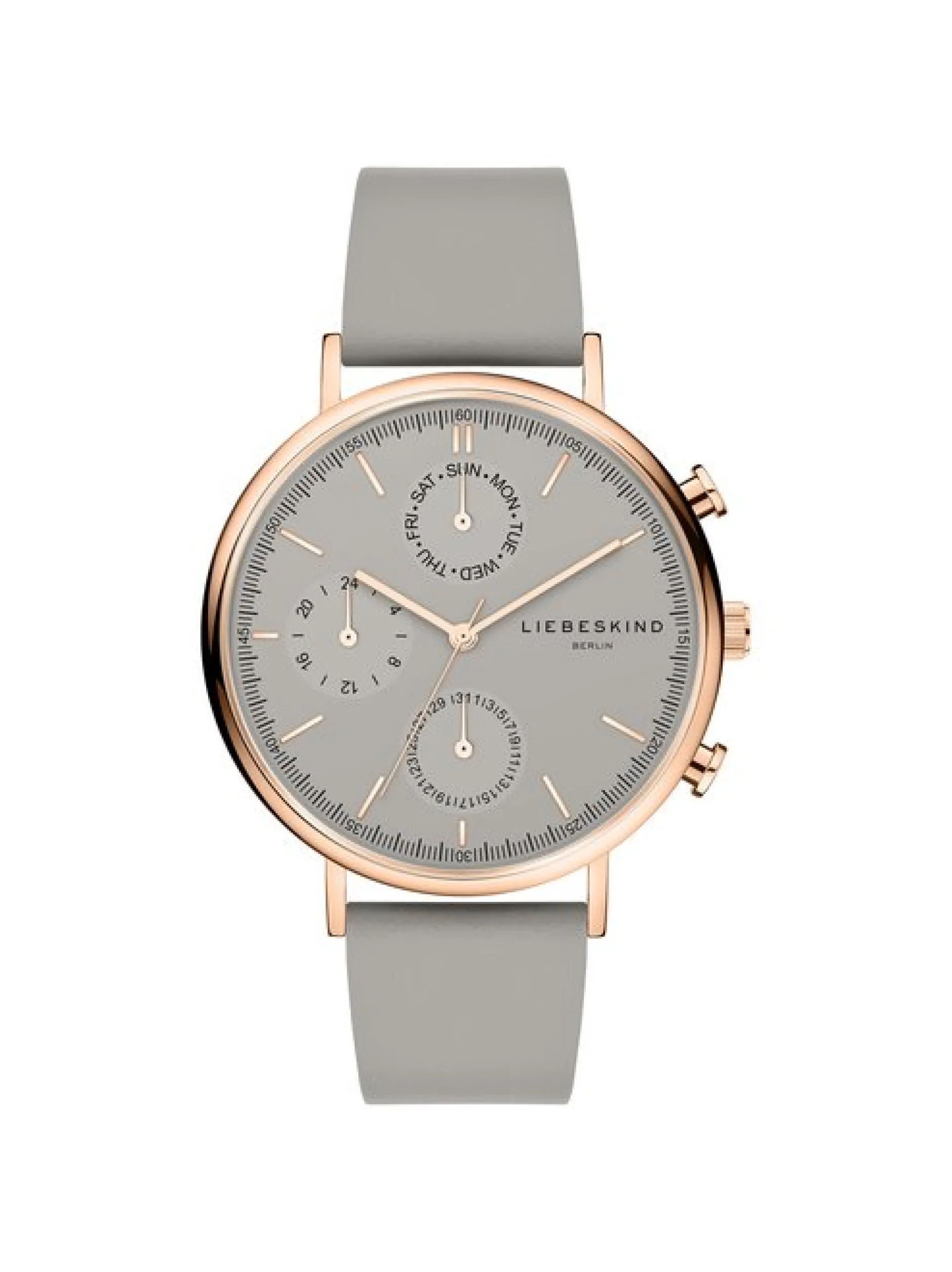 Liebeskind Berlin Damen Armbanduhr - The Black Multifunktion in grau
