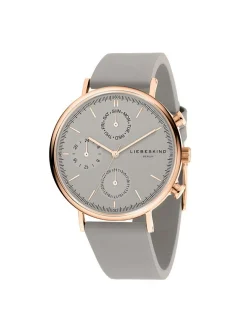 Liebeskind Berlin Damen Armbanduhr - The Black Multifunktion in grau