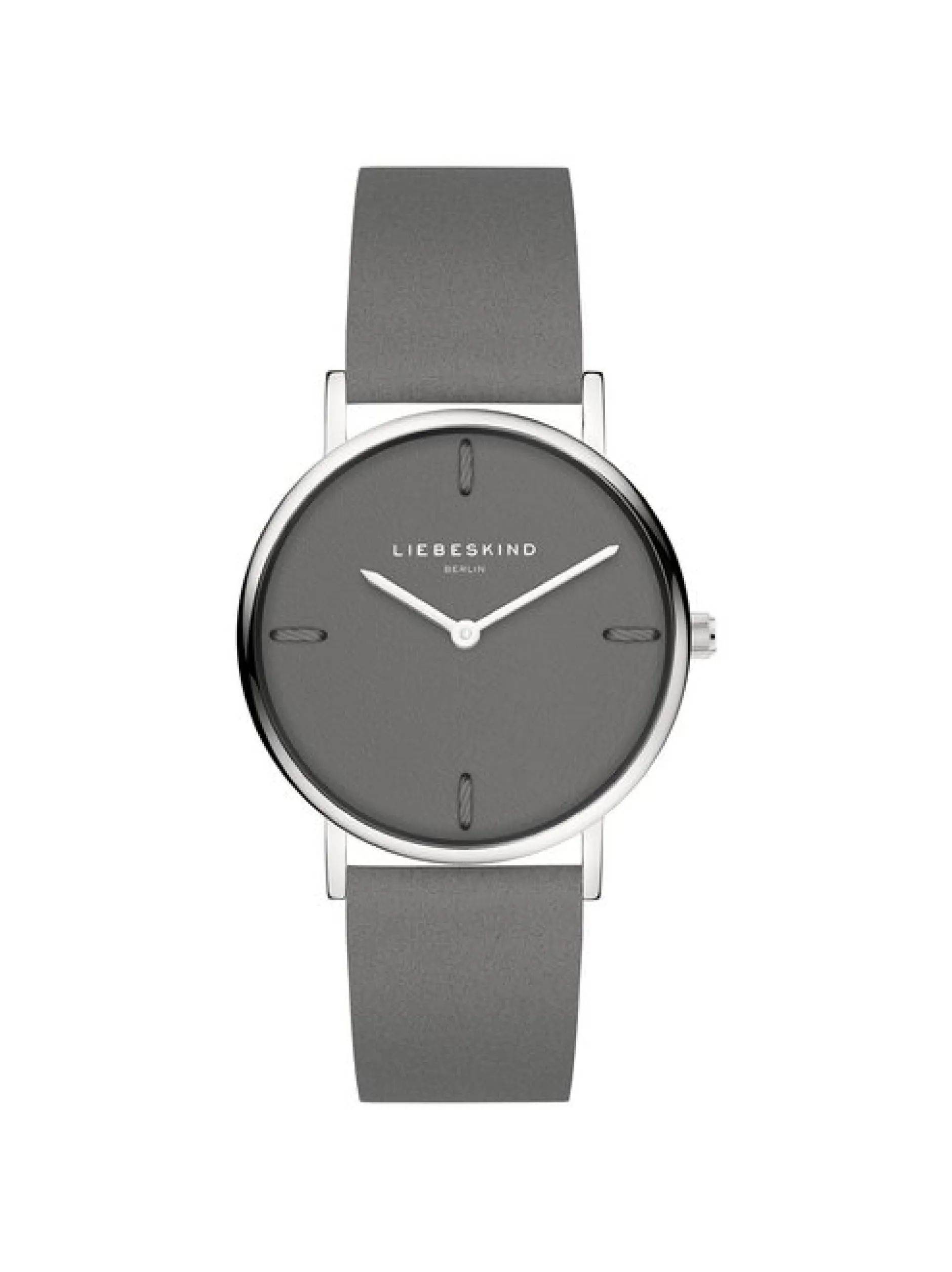 Liebeskind Berlin Damen Armbanduhr - The Leather One in grau