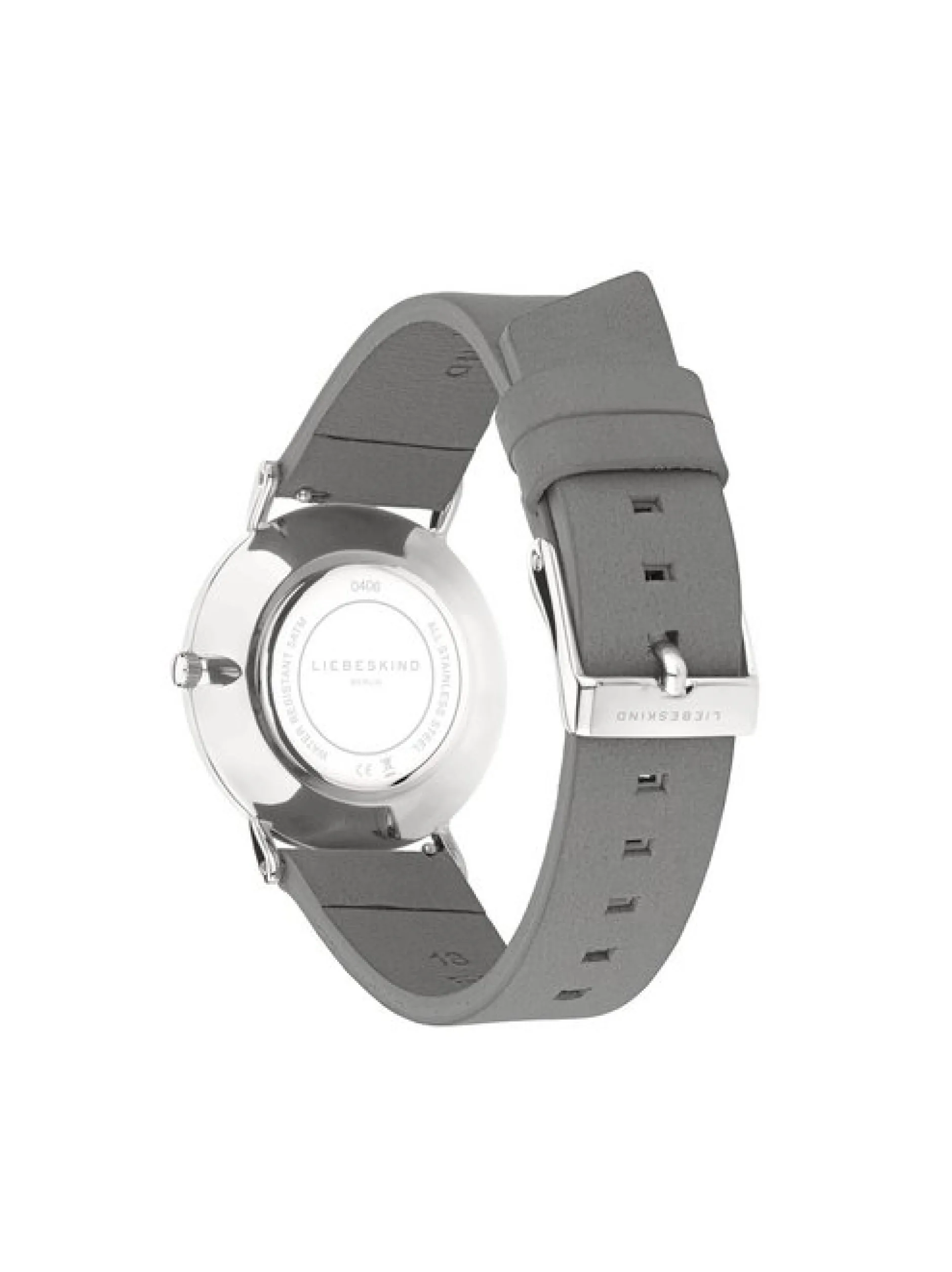 Liebeskind Berlin Damen Armbanduhr - The Leather One in grau