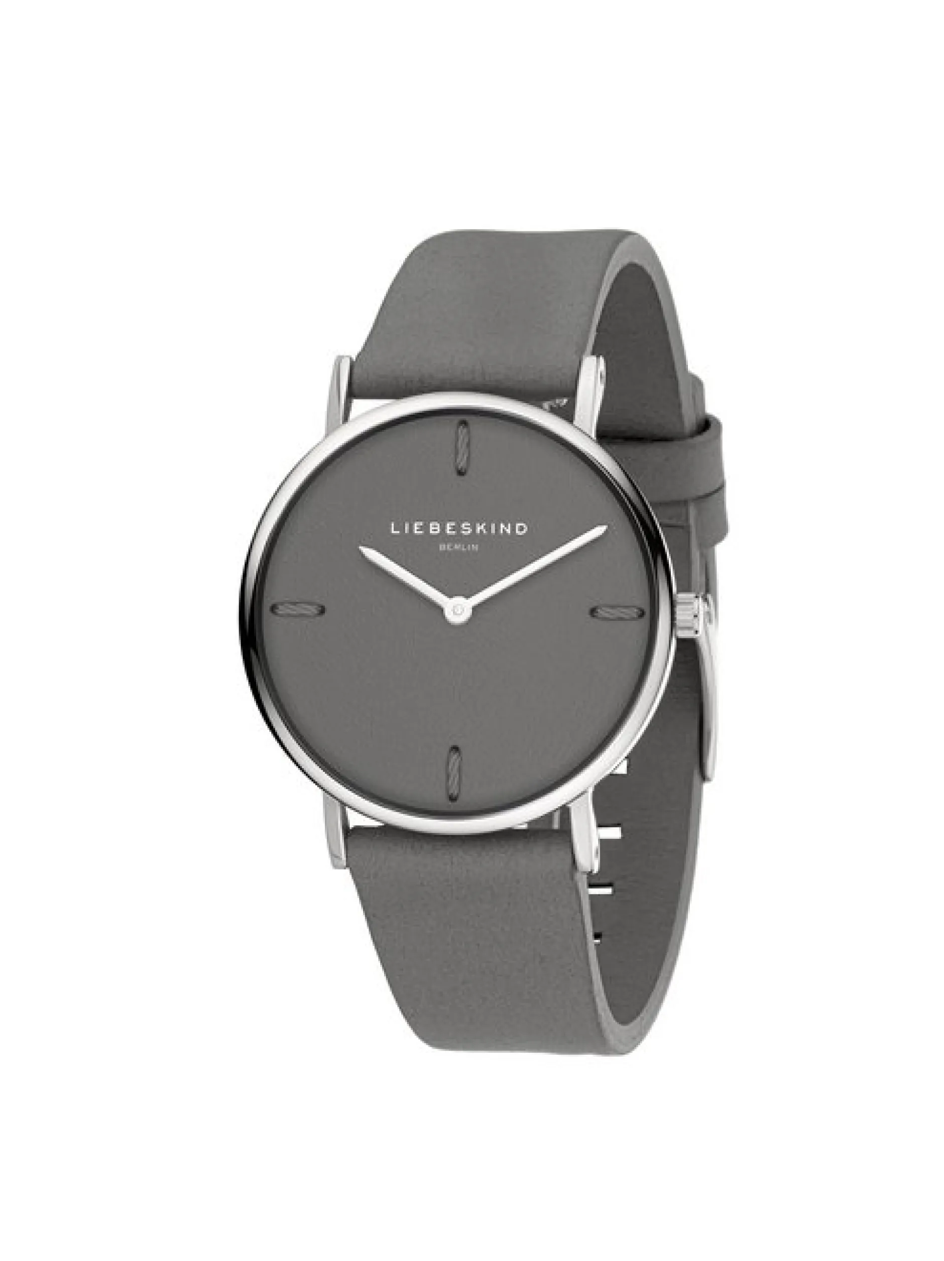 Liebeskind Berlin Damen Armbanduhr - The Leather One in grau