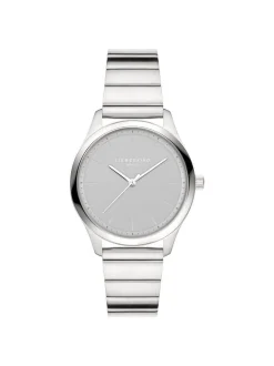 Liebeskind Berlin Damen Armbanduhr - The Round Staple in silber